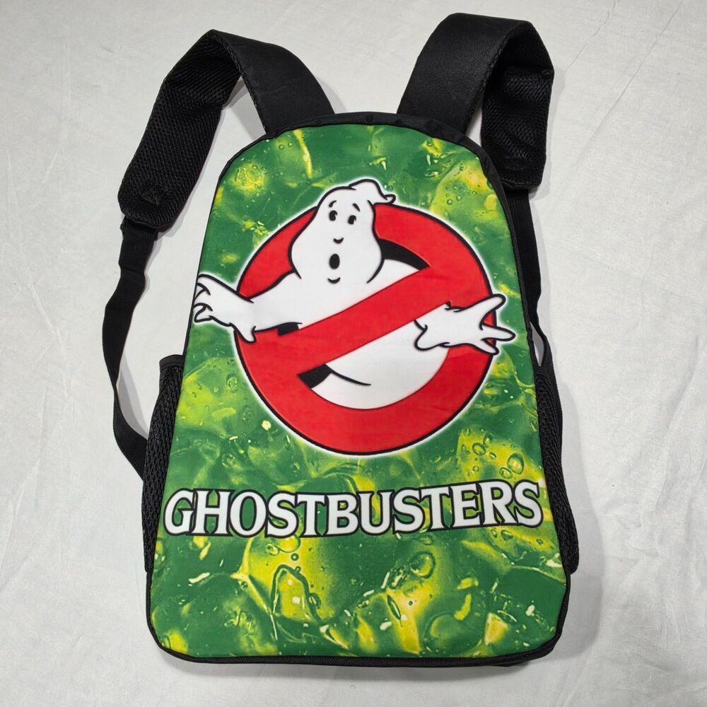 Kids Ghost Buster full sized backpack, area for I Pad